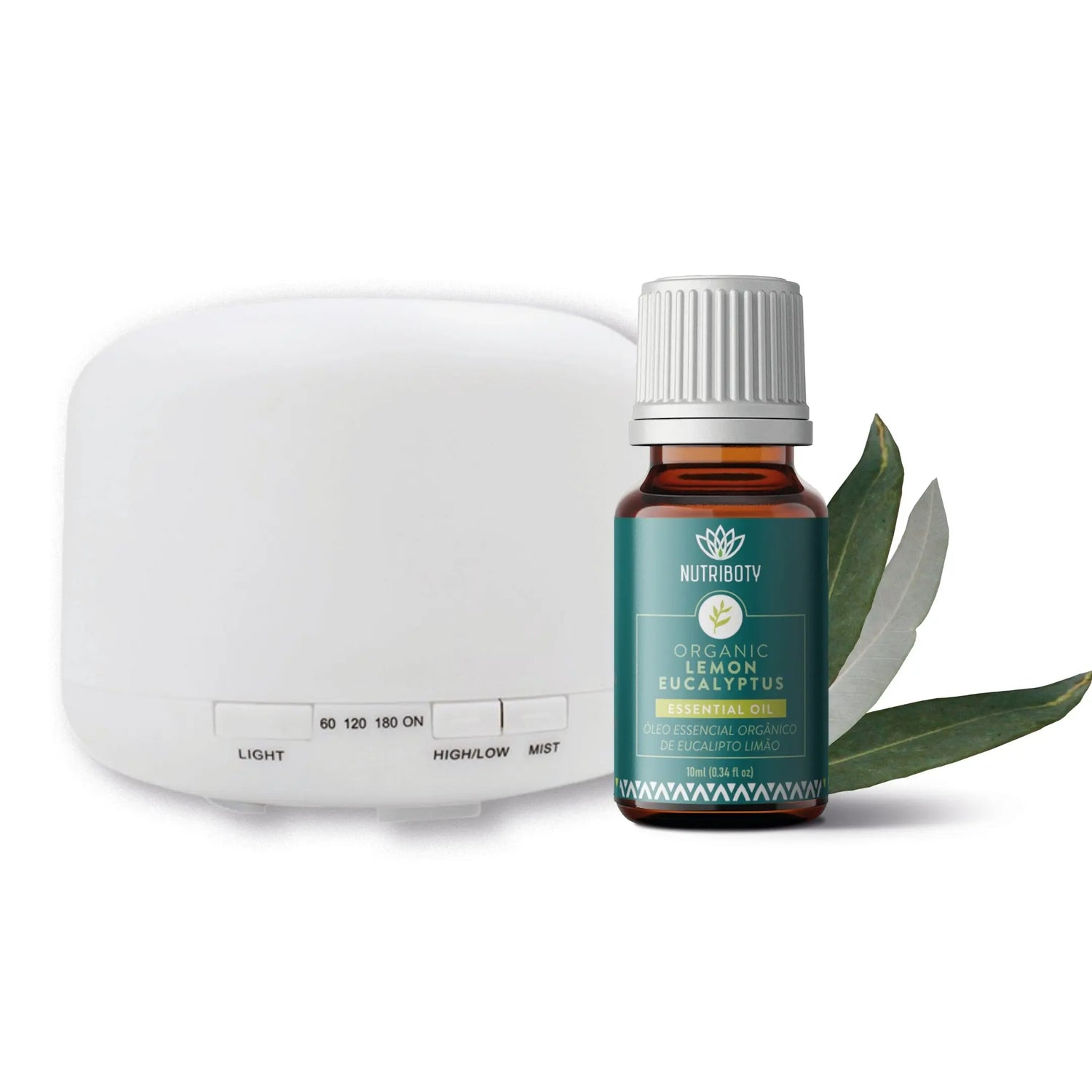 Já não aguenta mais os mosquitos? O Combo Óleo Essencial de Eucalipto Limão + Difusor da Nutriboty é ideal para manter os insetos bem longe! Com um aroma alimonado, não só refresca o ambiente mas ajuda também a evitar as malditas picadas. E, ao comprar este fantástico combo, ainda usufrui de um desconto de 15%!