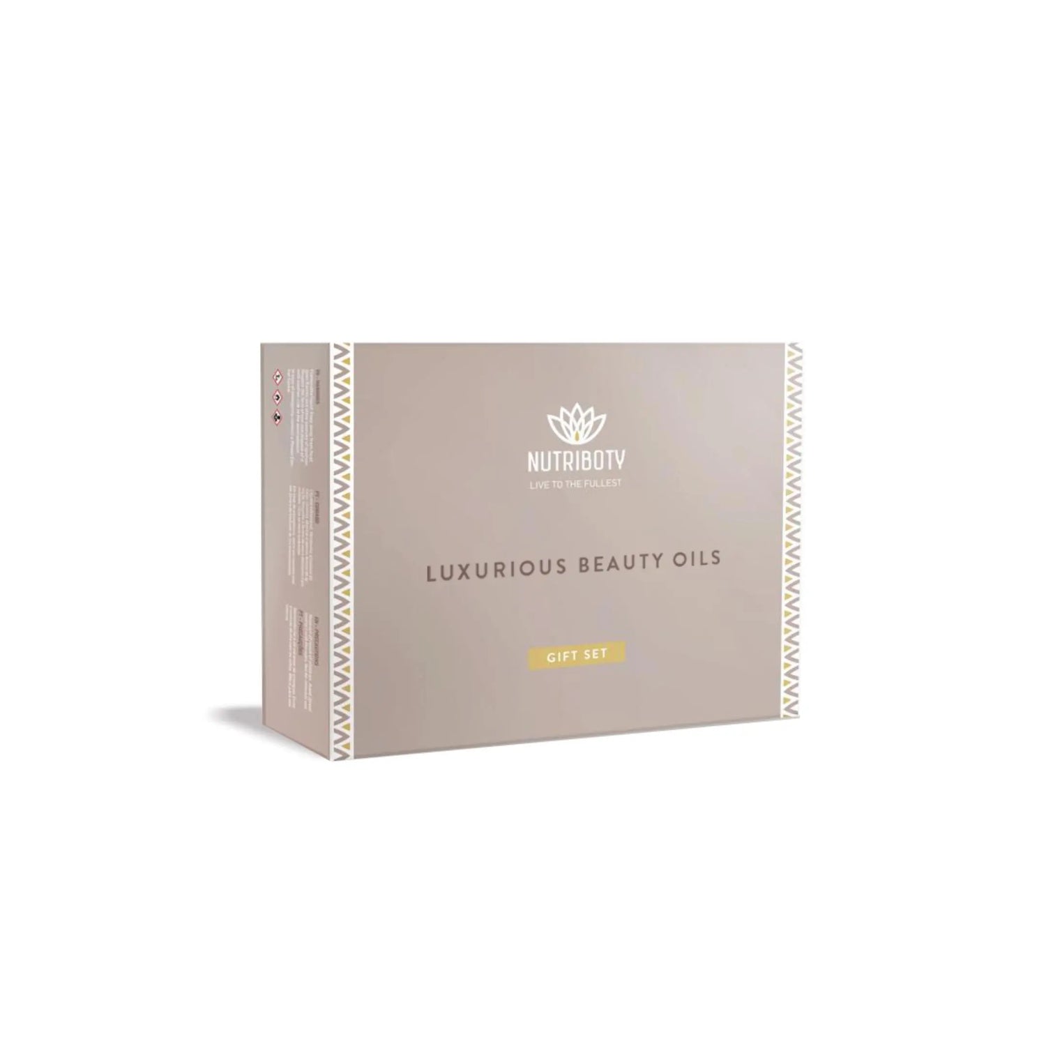 Luxuoso e terapêutico, o Set de Óleos Vegetais da Nutriboty inclui 3 preciosos óleos: Moringa (30ml), Marula (30ml) e Ximénia (Mompeque) (30ml).