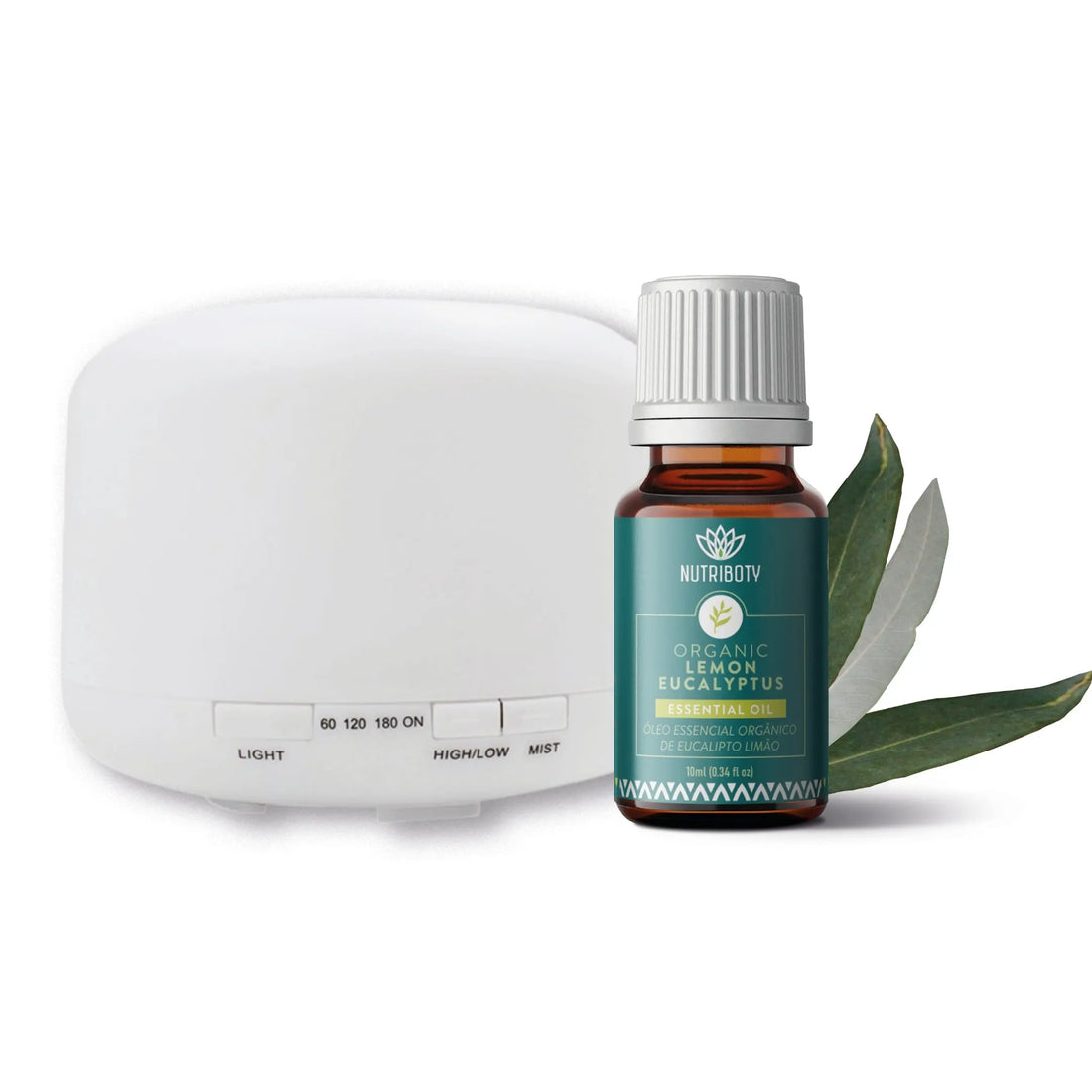 Já não aguenta mais os mosquitos?  O Combo Óleo Essencial de Eucalipto Limão + Difusor da Nutriboty é ideal para manter os insetos bem longe!  Com um aroma alimonado, não só refresca o ambiente mas ajuda também a evitar as malditas picadas. E, ao comprar este fantástico combo, ainda usufrui de um desconto de 15%!