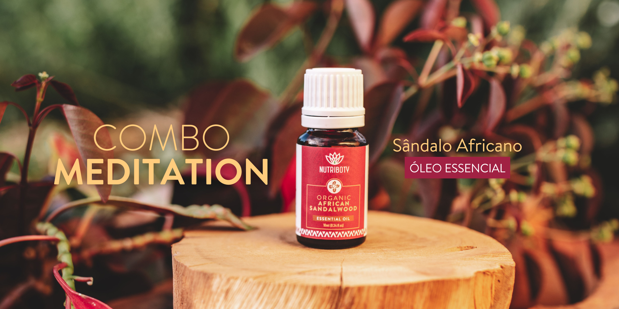 Óleo Essencial de Sândalo Africano - Relaxamento - O sândalo diminui a ansiedade (efeito ansiolítico), acalmando o sistema nervoso, e promove, consequentemente, um sono de melhor qualidade. Concentração - Este óleo promove o relaxamento mas facilita também o foco e a concentração simultaneamente. Atua não só como relaxante fisicamente mas ainda como estimulante a nível do comportamento. É perfeito para combater a fadiga, melhorar a saúde mental e dar um boost à sua atenção e memória.