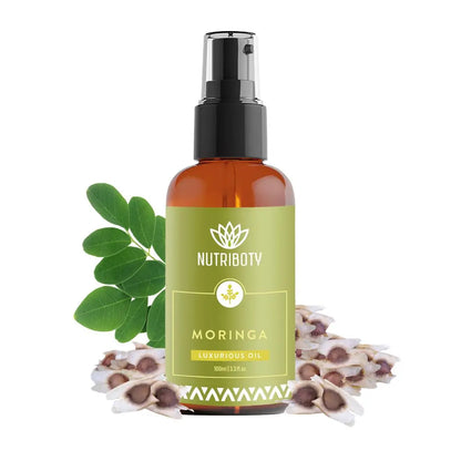 Proporcionando uma hidratação intensa da pele e cabelo, o resultado é uma pele rejuvenescida e radiante e um cabelo brilhante, macio e sedoso.  100% biológico e puro, é obtido através da prensagem a frio do miolo de sementes de Moringa (Moringa oleifera).  Na sua composição, destacam-se os seguintes compostos químicos:   Vitaminas A (retinol), E e D2; Ácido Oleico (Ómega 9): 70-80%; Ácido Palmítico: 4,9-6,5%; Ácido Beénico: 4,5-6,5%; Ácido Eicodapentaenóico: 2-3%.